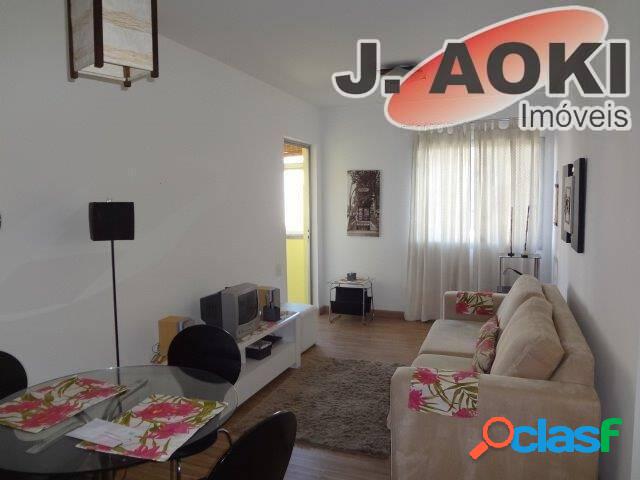 Apartamento para aluguel possui 78 m² com 2 quartos