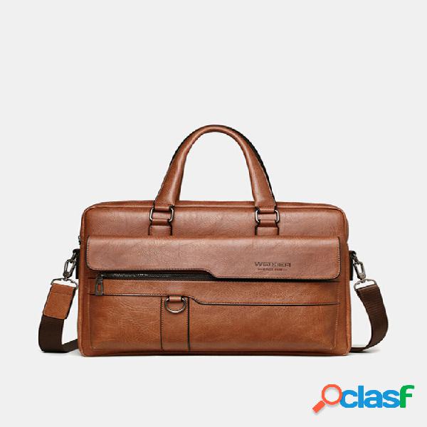 Maleta masculina retrô Bolsa maleta masculina de negócios