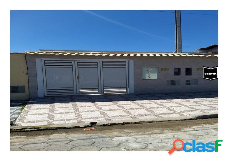 Casa com 2dorm.(1 suíte) R$ 279.000,00 em Mongaguá na