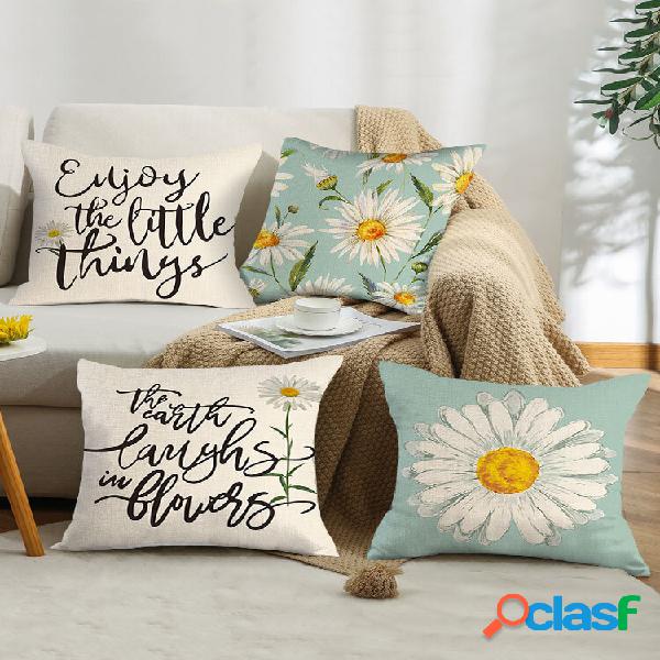 4 PCS carta floral Padrão margarida girassol impressão