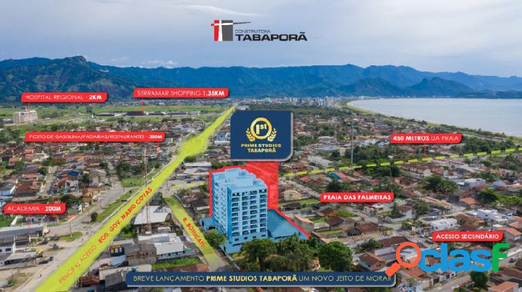 Apartamento com 1 quartos, 38m², à venda em Caraguatatuba,