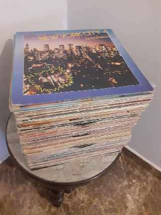 Lote lps - 100 discos de vinil