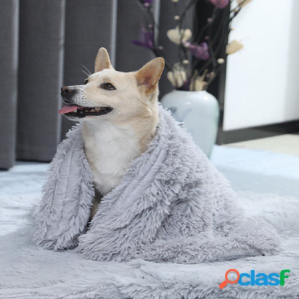 1 PC Cama longa de pelúcia para animais de estimação