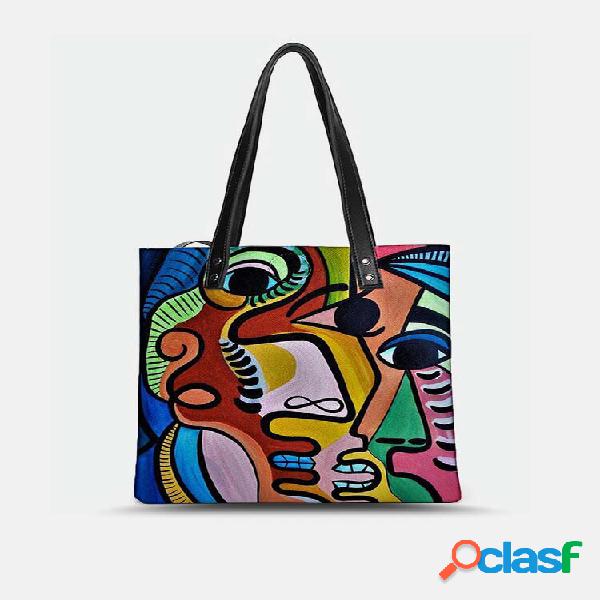 All-Match Abstract Print Padrão Comfy Waterproof