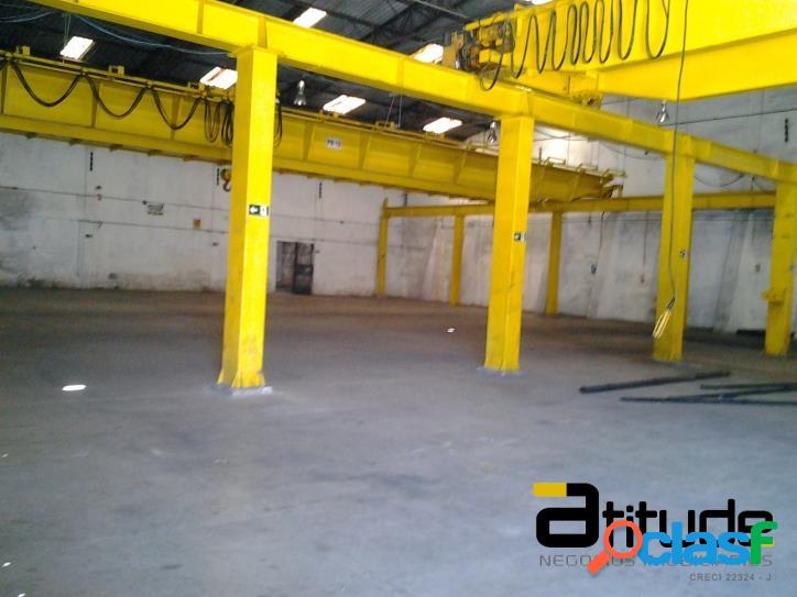 GALPÃO INDUSTRIAL PARA LOCAÇÃO EM BARUERI 2313 M2