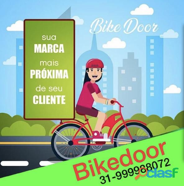 Bikedoor, publicidade em bicicleta, bikebanner