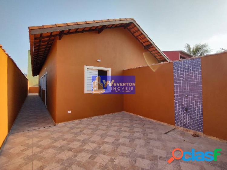 Casa 2dorm. (1suíte) R$230.000,00 em Mongaguá na Weverton