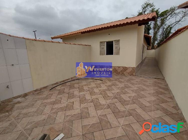 Casa Nova 2dormitórios 1suíte R$199.000,00 em Itanhaém na