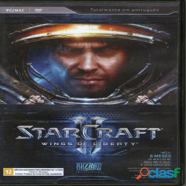 Kit Game Starcraft 2 Wings Of Liberty + Manual E Passes
