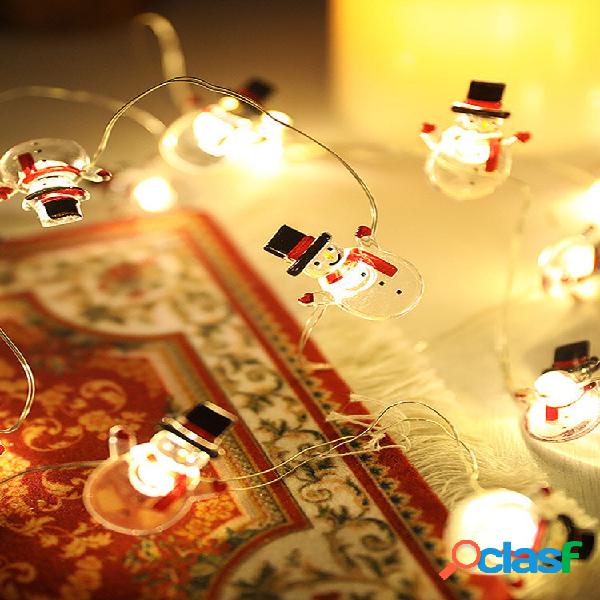 1 PC PVC LED Natal Snow Man Papai Noel decoração luzes de