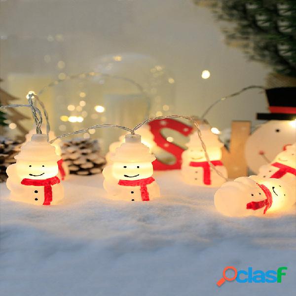 1 PC Snow Man Christmas Tree Decoração de Natal LED Luzes