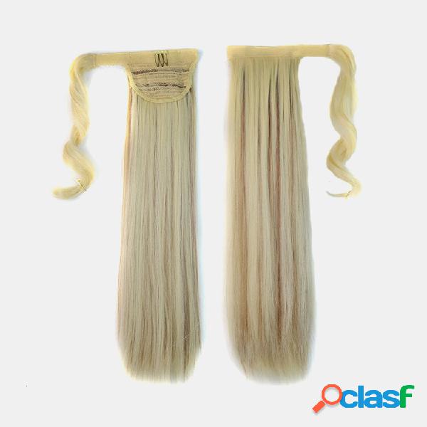 Rabo de Cavalo Longo Liso 6 Cores Clip In Feminino