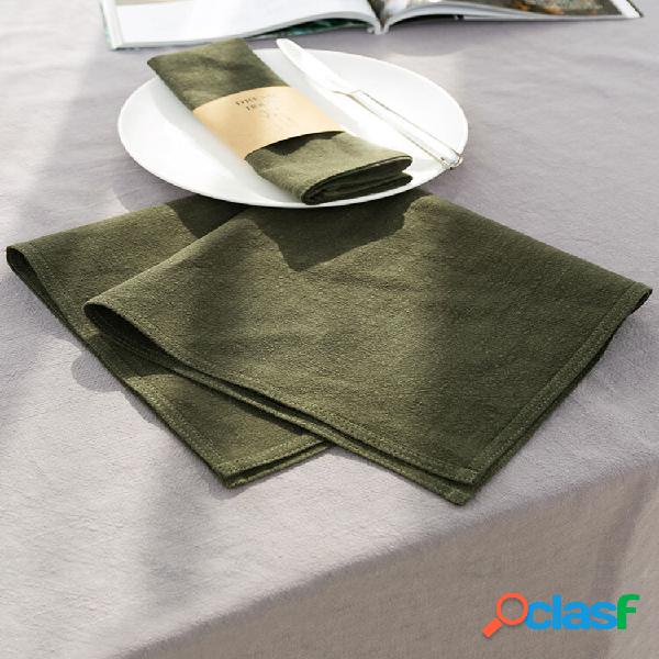 Guardanapos de linho Western Food Placemat Simples moderno