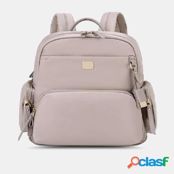 Mochila feminina casual multifuncional de grande capacidade