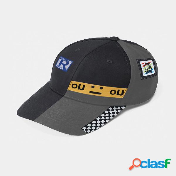 Unissex Poliéster Algodão Color Matching Patchwork Cartoon