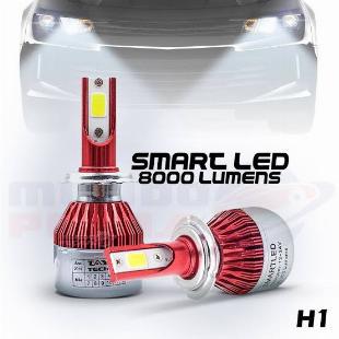 01 PAR LÂMPADA SMART LED AUTOMOTIVA H1