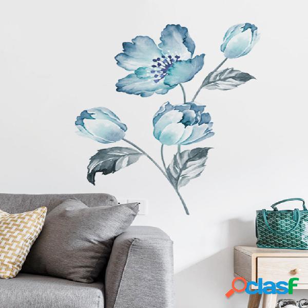 1 pc Beautiful Flowers Padrão PVC impressão autoadesiva