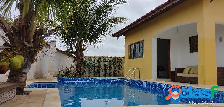 CASA COM PISCINA - ÁREA GOURMET- EDÍCULA- GAIVOTAS-