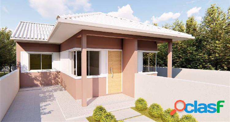 Casa com 2 dormitórios a venda 50,00 m² por R$ 185.000 -