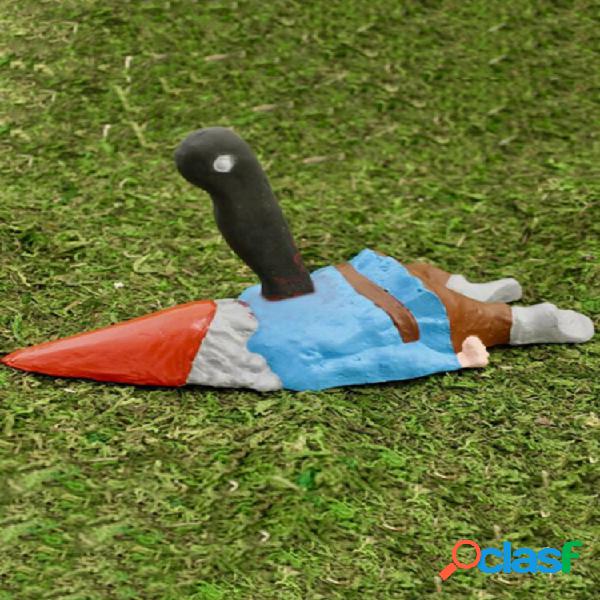 1 PC Halloween Criativo Zumbi Gnomo Anão Paródia Estátuas