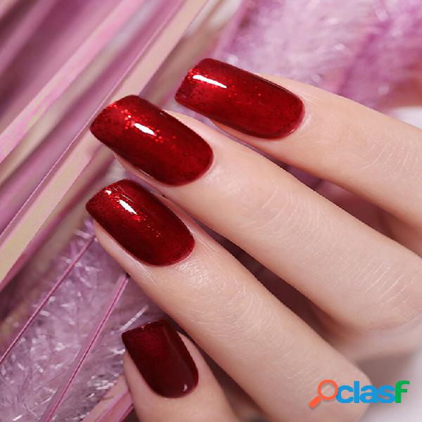 3 em 1 Gel Unhas Caneta de verniz Brilho One Etapa Unhas Art