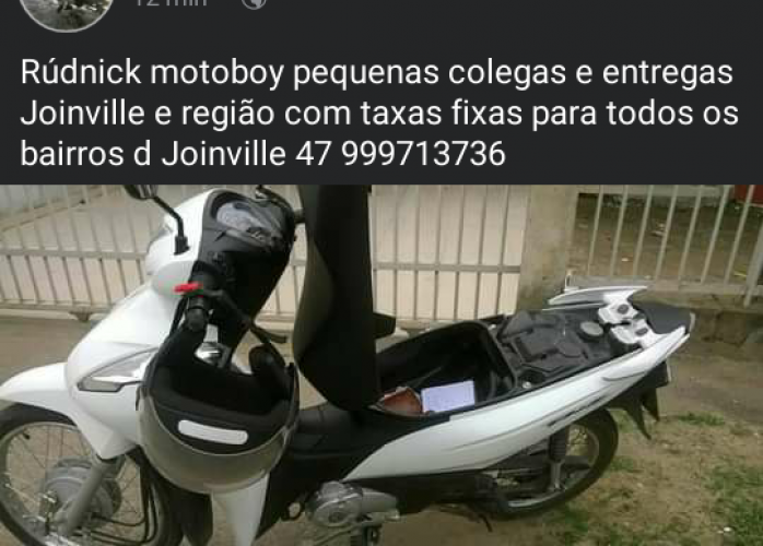 Rudnick motoboy Joinville E região