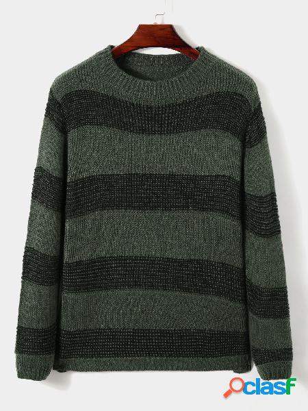 Camisola de manga comprida masculina outono inverno moda