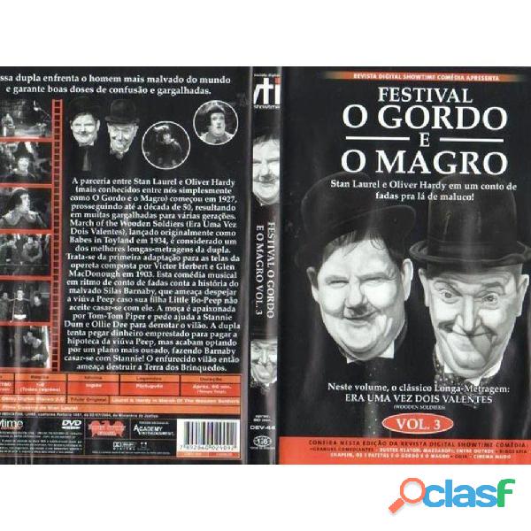 Dvd Original Festival O Gordo E O Magro Vol. 3