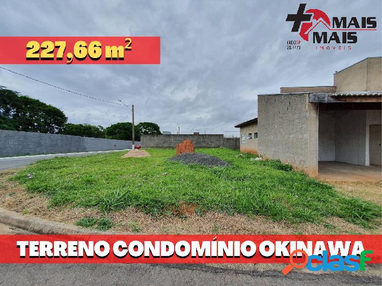 Lindo lote de Esquina Condomínio Okinawa Hortolândia