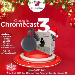 Google Chrome Cast 3 (Original,Pronta entrega,Novo Lacrado)