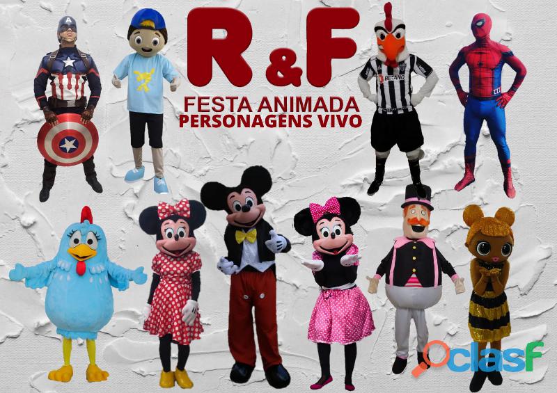 Personagem Vivo / Animador de festa