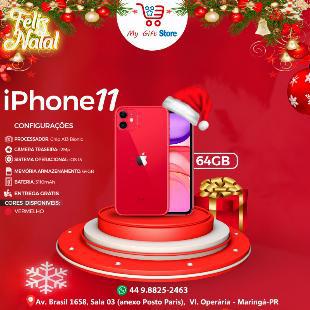 iPhone 11 64GB Vermelho Desbloqueado iOS 4G Wi-Fi Câmera