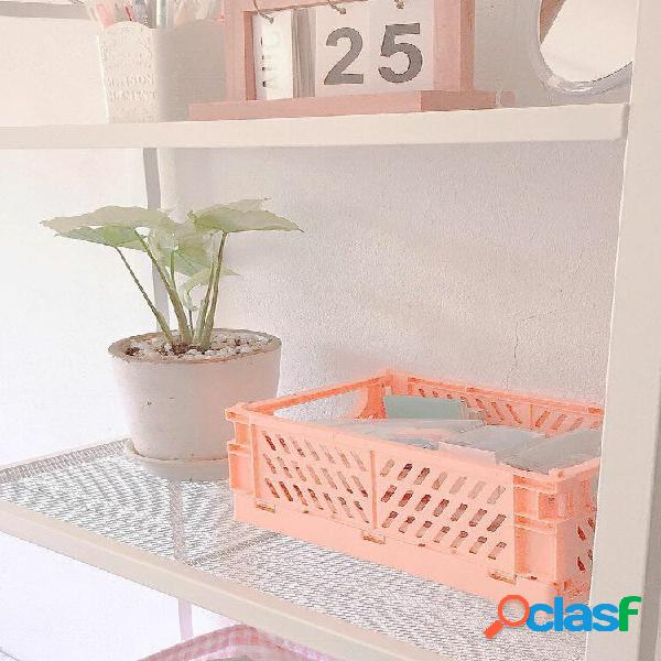 1Pc Mini Faça Você Mesmo Dobrável Plástico Desktop