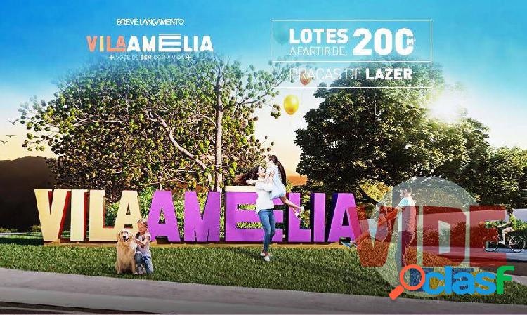Lançamento: Vila Amélia, Lotes c/ 200 m², Zona Sul, SJC.