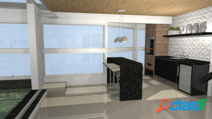 Apartamento Duplex com 5 dormitórios à venda, 340 m² por