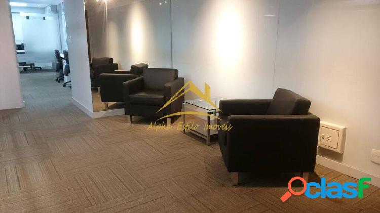 Linda Sala Mobiliada para Locação com 220m² Valor R$