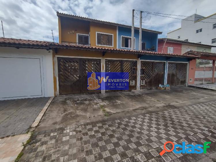 Sobrado 4dorm.(1suíte) R$380.000,00 em Mongaguá na