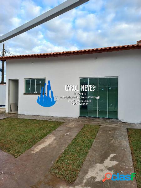 CASA NOVA 2 DORMITÓRIOS PISCINA LADO PRAIA FINANCIAMENTO