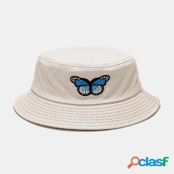 Mulheres e Homens Colorful Borboleta Padrão Balde para