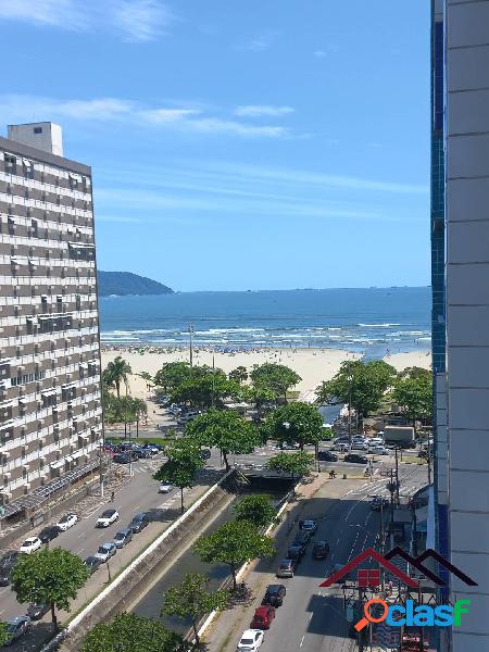 Apartamento 2 dormitórios - Sacada Vista Mar - Santos