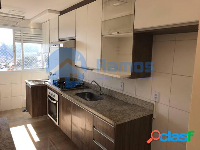 Apartamento com 2 dormitórios, varanda cond. Jade - Jandira