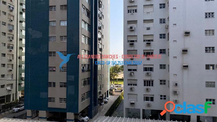 Apartamento em Santos, kitnet 50 metros da praia