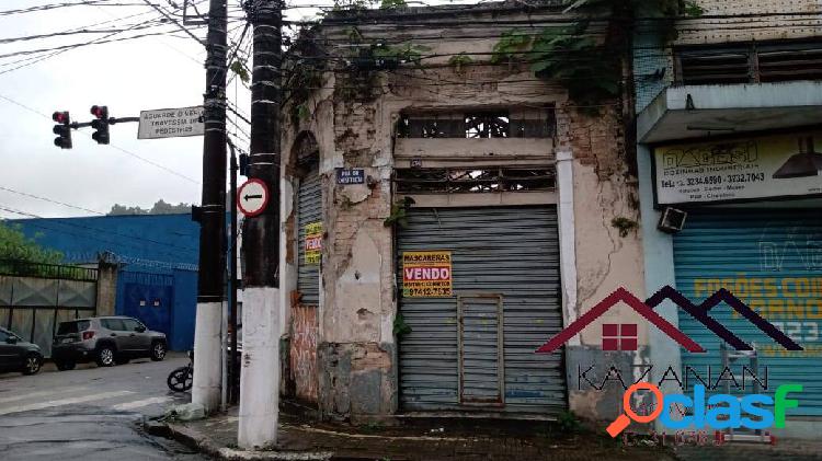 Terreno em esquina no Centro de Santos