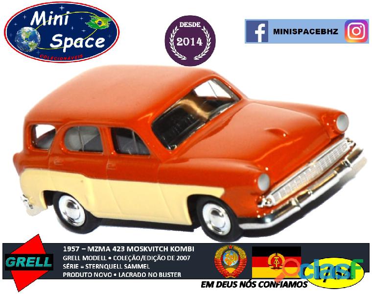 Grell Modell 1957 MZMA 423 Moskvitch Kombi 1/64