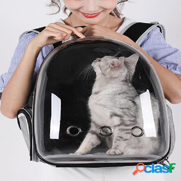 1 PC, respirável, dobrável, transparente, mochila, viagem,