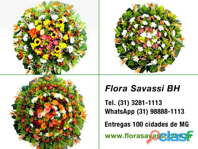 Coroa de Flores para Justinópolis MG floricultura entrega