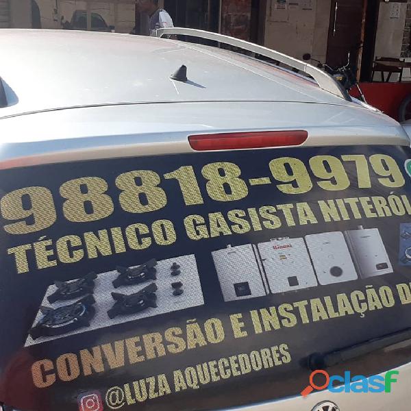 GASISTA NITERÓI 98818 9979 RJ AQUECEDOR A GÁS E FOGÃO