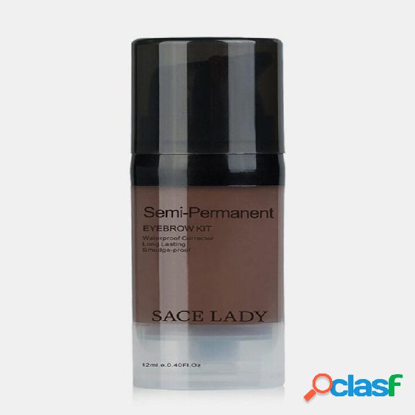 Gel Pintado De Sobrancelha 12ML Impermeável Durável Com