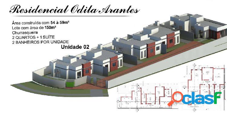 Imóvel Novo! Residência 02 - 03 ou 04 - Odila Arantes em