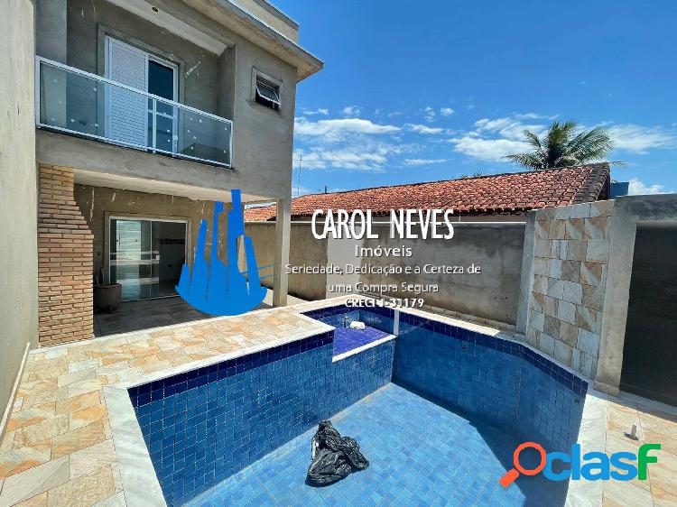 SOBRADO NOVO LADO PRAIA PISCINA FINANCIAMENTO BANCÁRIO